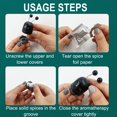 thumbnail image 3 of Car Decorations Interior Cute Car Perfume Freshener Freshener Vent Clip Auto Perfume Diffuser Cute Robot Car Diffuser Solid Aromatherapy on Ornament Decor Car Fresheners Vent Clips, 3 of 6