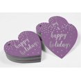 thumbnail image 4 of Inkdotpot 100 Pack Real Silver Foil Paper Tag Happy Holiday Favor Hang Tag, 4 of 6