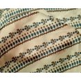 thumbnail image 4 of oneOone Silk Tabby Fabric Floral & Flying Swan Block Printed Craft Fabric BTY 42 Inch Wide, 4 of 4