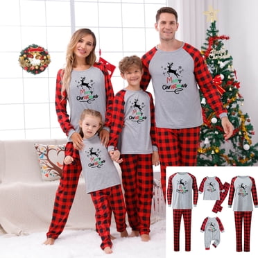 Styesk Family Pajamas Christmas Matching Sets Holiday Festival Sleepwear Xmas Family Pjs Set for Couple Matching Christmas Pajamas for Family