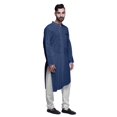 thumbnail image 4 of Atasi Ensemble Kurta en Coton pour Hommes Designer Décontracté Kurta Pyjama Uni, 4 of 5