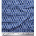 thumbnail image 1 of Soimoi Cotton Duck Fabric Brush Stroke Abstract Print Fabric by Yard 42 Inch Wide, 1 of 3