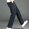 thumbnail image 5 of Men's Casual Comfort Drawstring Pants - Lightweight Polyester Regular Fit, Solid Color Outdoor Sports Trousers with Adjustable Waist and Pockets for Daily Wear, 5 of 5