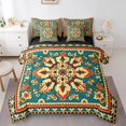 thumbnail image 1 of YST Persian 7-Piece Full Comforter Set, Boho Aesthetic with Vintage Floral and Hippie Patterns, 1 of 4