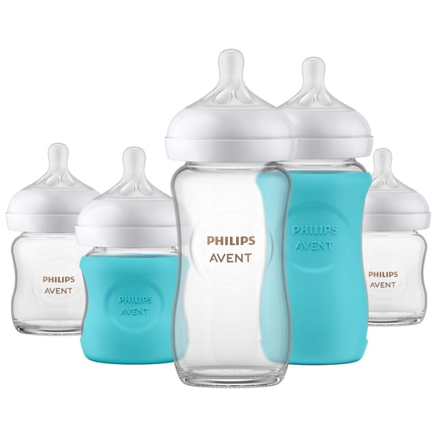 Philips Avent Natural Newborn Glass Bottle Baby Set, SCD858/01