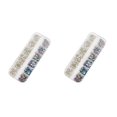 thumbnail image 3 of Shengyu 1 Bag Glass Crystal Eye-catching Easy to Paste Nail Rhinestones DIY Handcraft Different Styles Sweet Gift for Mobile Phone Type 1 WhiteAB and Mixed AB 2PCS, 3 of 6