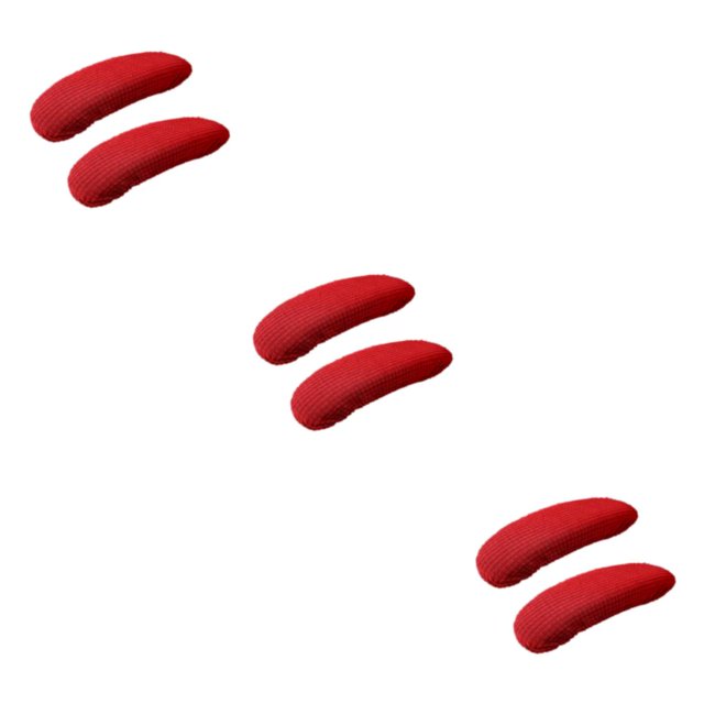 Maytalsory Chair Armrest Covers To And Decorate Made Of Polyester Fibre Easy To Install Winered 3Set