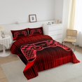 thumbnail image 3 of Erosebridal Modern Gamepad Bedding Sets Full with Comforter, Gradient Geometric Duvet Insert, Gaming Sports Decor, Breathable, 3 of 7