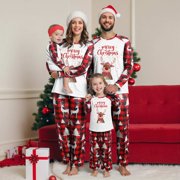 Curenmufel Matching Family Christmas Pajamas Christmas Pajamas for Family Matching Family Christmas Pajamas Matching Set Xmas Pjs Sleepwear (Red,XL)