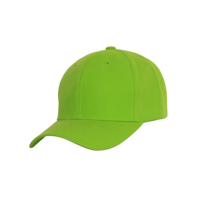 Casquette de Baseball Ajustable, Vert Néon