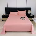 thumbnail image 2 of Solid Color Bed Sheet Person Bed Sheet Washed Quilt Sheet, 2 of 6