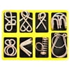 thumbnail image 5 of Brain Teaser Magic Educational Intellectual IQ Test Chinese Rings Metal Puzzles Brain Puzzles, 5 of 5