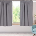 thumbnail image 1 of Curtain Pure Pigment Color Rod Curtain Border Curtain Short Curtain Small Curtain for Living Room Bedroom Window, 1 of 6