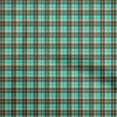 thumbnail image 1 of oneOone Viscose Chiffon Dark Olive Green Fabric Check Sewing Craft Projects Fabric Prints By Yard 42 Inch Wide, 1 of 4