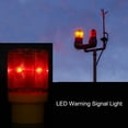 thumbnail image 2 of Solar LED Warning Light, LED Warning Signal Light Alarm Strobe Lamp 0.3W Flashing Car Warning Light, Flashing LED Signal Light For Snowy Mud Wind Season Outdoor, 2 of 8