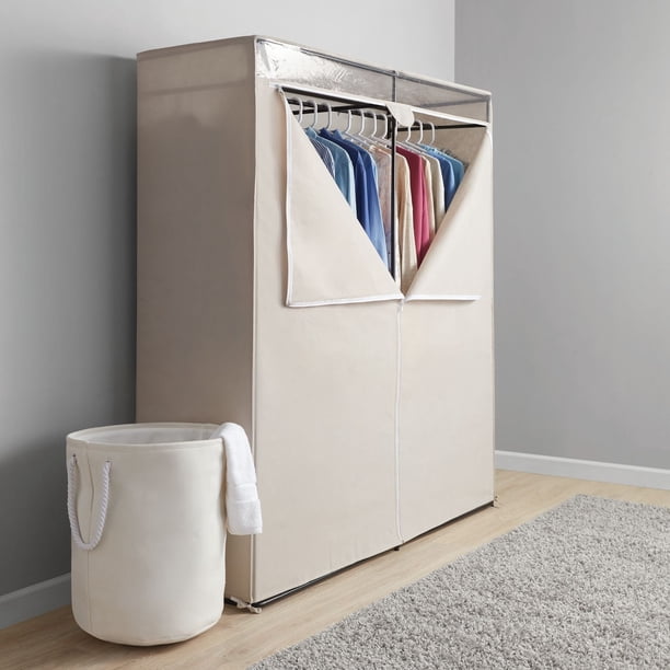 Mainstays All-Metal 60-inch Closet, Extra Wide Single Steel Tier