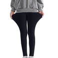 thumbnail image 4 of Timegard Girls Clothes 2pc Slim Fitting Pants Lightweight Solid Color Everyday Casual Stretch Leggings, 4 of 8