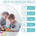 thumbnail image 4 of Soft Game , 3.9inch 6 Sided Clear Card Pockets DIY Education Soft Playing Game   for School, 4 of 7
