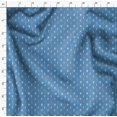 thumbnail image 4 of Soimoi Orange Silk Fabric Tendril & Abstract Print Sewing Fabric Yard 42 Inch Wide, 4 of 5