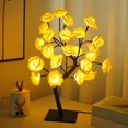 thumbnail image 3 of Lampe Arbre Fleur Rose Alimentée par USB Lampe de Table Rose Colorée Lampe Fleur Décorative Lumières Arbre Fleur DIY Réutilisable Lampe de Table pour Décoration Maison Chambre Mariage, 3 of 9