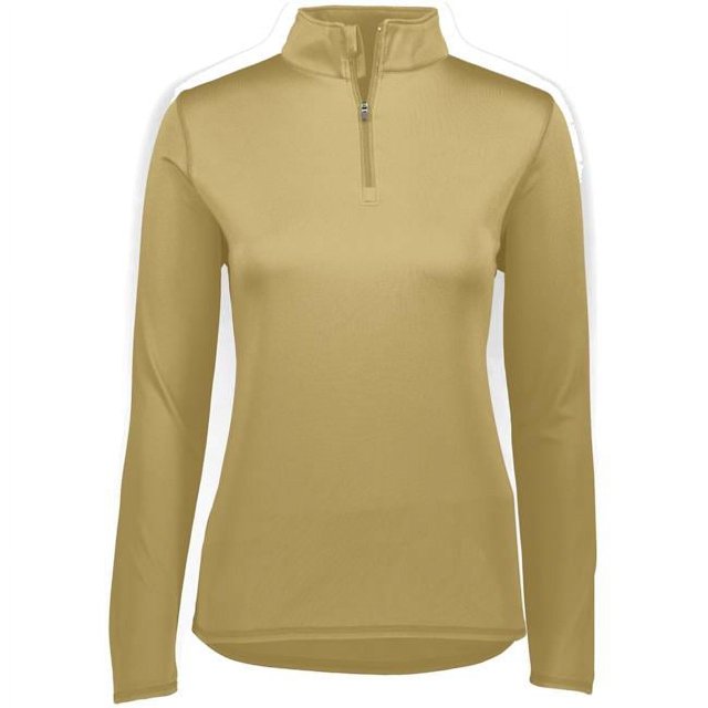 ASI 2787.023.L Pull-Over à Fermeture Éclair 1/4 pour Femmes, Or Vegas - Grand