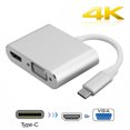 thumbnail image 3 of Type-C To  Connecting Adapter Type-C Hub USB-C Hub USB C Dongle Work for Office Silver,Gray, 3 of 8