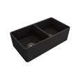 thumbnail image 2 of American Imaginations 33-in. W Black Granite Composite Kitchen Sink With 2 Bowl, 2 of 4