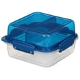 thumbnail image 5 of Sistema To Go Lunch Stack Square Lunch Box, 1.24 L, Colour May Vary, 1 Pack, 5 of 5