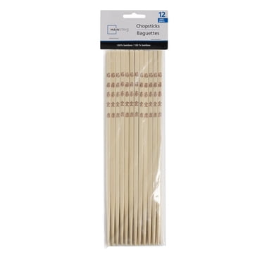 MS Baguettes bambou, 12 paires, 10.43 x 0.23 x 0.11inch