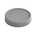 thumbnail image 1 of CUITING 1PC Wide Mouth Plastic Mason Jar Lids Unlined White Ribbed Lids 86mm Closure Bags & lids & Boxes Extra Offer, 1 of 7
