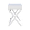 thumbnail image 4 of Linon Peggy Wood Two Drawer Writing Desk in White, 4 of 20
