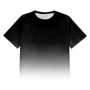 Ketyyh-chn99 T-Shirts homme Équipage manches courtes Hommes T-shirt Plus Taille confortable doux Hommes Plus Taille T Shirt Top manches courtes Taille pour 6XL,noir