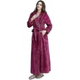thumbnail image 1 of Peignoir Long pour Femmes en Molleton Doux et Chaud, Barobe en Peluche, Pyjama de Nuit pour Dames, Robe de Chambre, 1 of 3