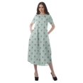 thumbnail image 4 of Moomaya Robes d'Été Imprimées Décontractées pour Femmes, Robes de Cocktail, Vêtements de Mariage, 4 of 5