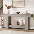thumbnail image 3 of Eastvita Table Console d'Entrée de 63 Pouces/table de Sofa Style Cadre/planche de Particules/gris, 3 of 4