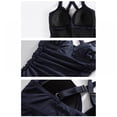 thumbnail image 4 of Women‘s V-Neck One Piece Swimwear Back Cross Tummy Control Bathing Suit, 4 of 9