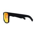 thumbnail image 4 of Mens OG Flat Top Rectangle Gangster Mob Shade Sunglasses Orange Mirror, 4 of 4