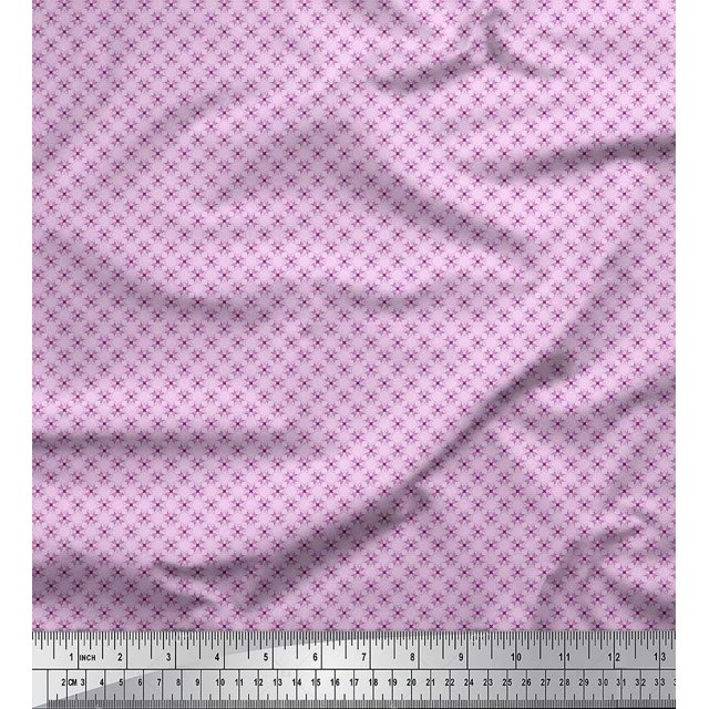 Soimoi Velvet Fabric Artistic Floral Shirting Print Fabric by The Yard 58 Inch Wide