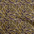 thumbnail image 1 of oneOone Velvet Dark Mustard Fabric Abstracts Craft Projects Decor Fabric Printed By The Yard 58 Inch Wide, 1 of 4