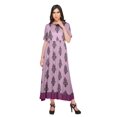thumbnail image 4 of Moomaya Robe Kurta Imprimée Tenue d'Été Kurti pour Dames Tunique Longue Hauts pour Femmes, 4 of 5