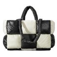 thumbnail image 1 of tredstone Nylon Stylish Puffer Tote Bag With Large Capacity Comfortable Shoulder Straps Padded Shoulder Bag Six Grid 1Set, 1 of 6