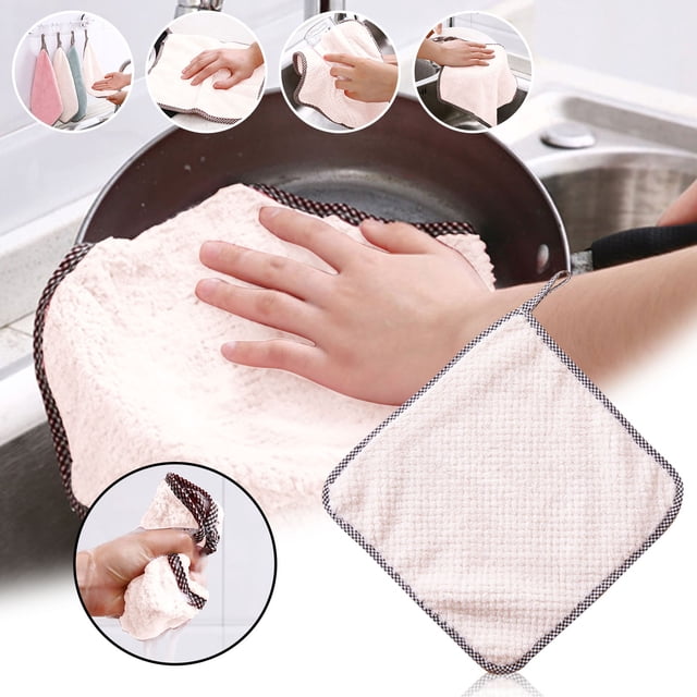 Daily Rag Toweldish Kitchen Cloth Dish Oilcleaning Non Stick Clothkitchen Cleaning Supplies,15Pc Scouring Pad Clearance
