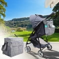 thumbnail image 1 of Stroller Organizer Bag with Large Capacity, Multi-Pocket Storage and Shoulder Strap for Diapers, Bottles and Mom Essentials, 1 of 9