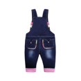 thumbnail image 2 of KIDSCOOL SPACE Salopette en Jean Tricotée Douce en Coton pour Bébé 3D Dessin Animé 6 m, 2 of 6