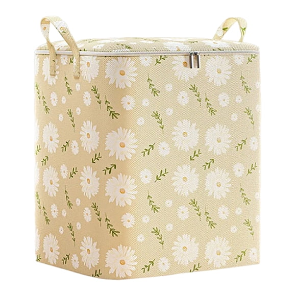 Boîtes de Rangement en Tissu avec Couvercles Sacs de Rangement Grande Capacité Poignées Allongées Étanches et Résistants Sacs de Rangement Adaptés aux Vêtements pour Vêtements Couverture Jouets Literie