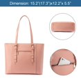 thumbnail image 3 of Professional Laptop Purse Tote Bag with Padded Compartment Fits Up to 15.6 Inch Computer N1-Pink, 3 of 5