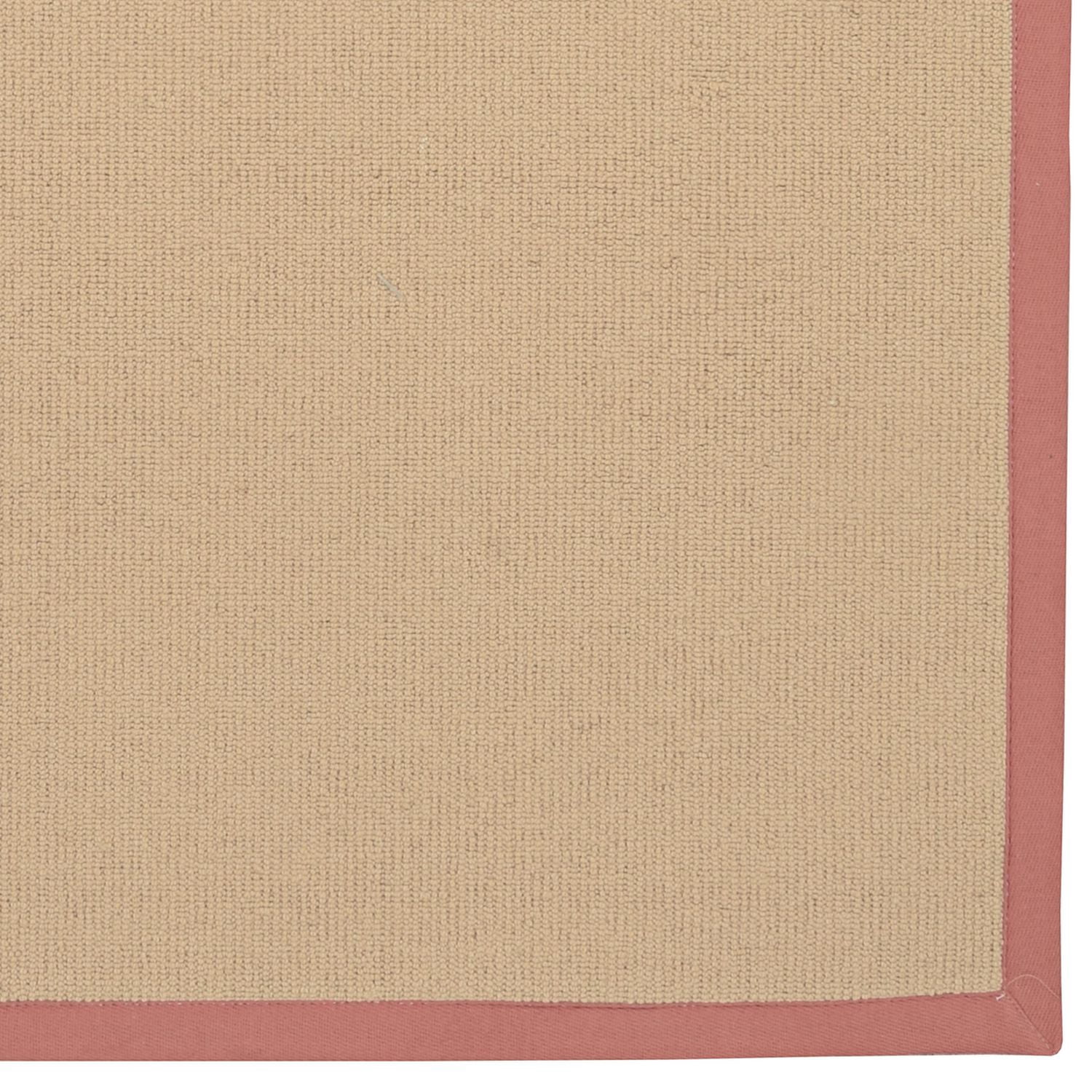 Tapis d'appoint Athena sisal et orange brûlé 1 pi 10 po x 2