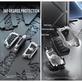 thumbnail image 4 of Key Fob Cover Compatible with Fit for Audi A4 A3 Q3 Q5 Q7 TT TTS RS3 S4 S3 A1 S6 RS4 RS6 Q2L ABS Smart Remote Key Case Keychain Case Holder Protector, 4 of 6