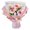 Rose, variante sur Bouquet de Fleurs Roses Girasole Garofano Cadeau Fête de la Maman Cadeau Maman Cadeau Compagnon Cadeau de Décoration Fleurs Artificielles Réalistes Plantes Artificielles Décoration d'Événement Matériau Durable