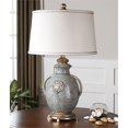 thumbnail image 2 of Uttermost Cancello Lampe en Céramique et Résine Texturée en Tan/bleu/argent/blanc Cassé, 2 of 3